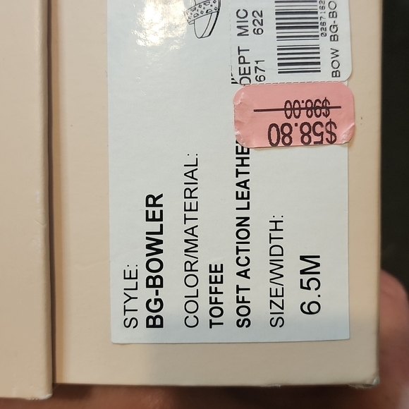 BcBG criss cross wedge sandals sz 6.5 - Picture 2 of 2